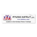 IFA Fitness Instructor Bumper Sticker bumper stickers