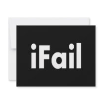 iFail invitations by tomrent iFail invitations