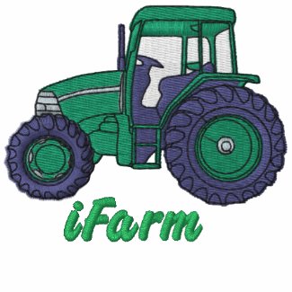 iFarm Tractor Embroidered Shirt embroideredshirt