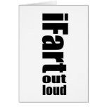 iFart Out Loud - Landscape Plain Cards