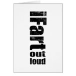 iFart Out Loud Wash Landscape Greeting Cards