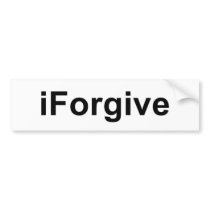 iForgive bumper stickers by religioustees iForgive bumper stickers