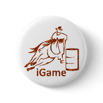 iGame Barrel Racing Horse Pins