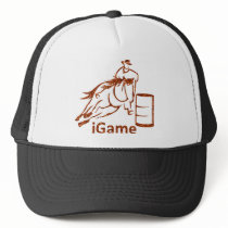 iGame Barrel Racing Horse Trucker Hat