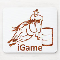 iGame Barrel Racing Horse Mouse Pads