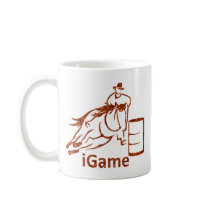 iGame Barrel Racing Horse Mug