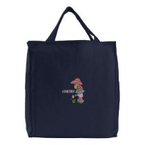 iGARDEN Girl embroidered bags by Embroidery4U iGARDEN Girl embroidered bags