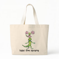 Iggy and Molly Jumbo Tote bags by iggytheiguana Iggy and Molly Jumbo Tote bags