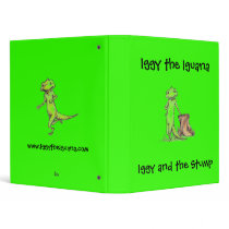 Iggy leaning, Iggy the Iguana binders