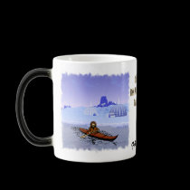 Igloo building competition. mugs