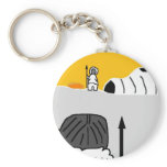 igloo man keychain