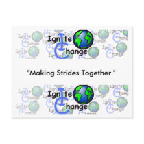 Ignite Change Postcard by ignitechange Ignite Change Postcard