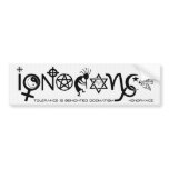 'IGNORANCE' bumper stickers