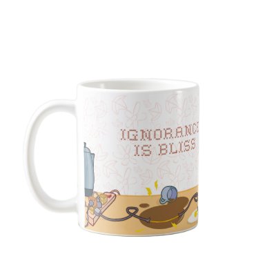 Ignorance is Bliss Coffee Mugs by happytreefriends