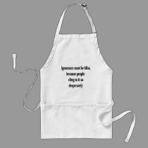Ignorance Must Be Bliss aprons