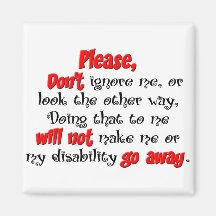 Ignore Fridge Magnet
