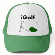 iGOLF Stick People hats by gailg1957 iGOLF Stick People hats