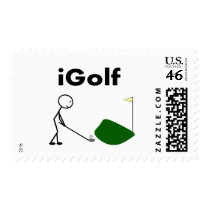 iGOLF stick person postage by gailg1957 iGOLF stick person postage