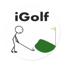 iGOLF stick person stickers by gailg1957 iGOLF stick person stickers