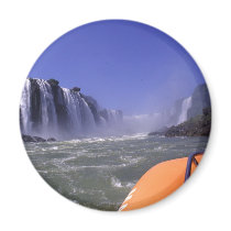 Iguacu Brazil Waterfalls Boat Trip Refrigerator Magnets