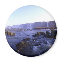 Iguacu Falls Brazil and Argentina Refrigerator Magnet