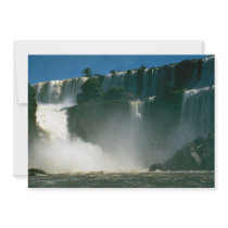 Iguacu Falls from below, Iguacu River, Argentina Personalized Announcements