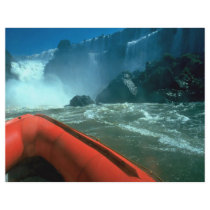 Iguacu Falls from below, Iguacu River, Brazil Flyer