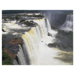 Iguacu Falls from the air, border of Argentina and Flyers