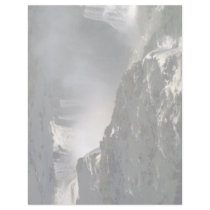 Iguacu Falls from the air, border of Argentina and Letterhead Template