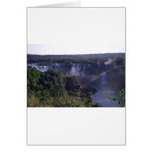 Iguacu Falls in Brazil and Argentina Greeting Cards
