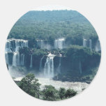 Iguacu Falls, Parana, Brazil Round Sticker