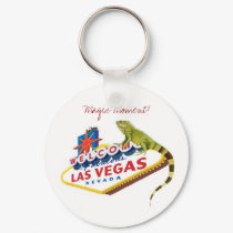 Iguana / Cricket Magic Moment! Keychain by vegasdusoleil Iguana / Cricket Magic Moment! Keychain