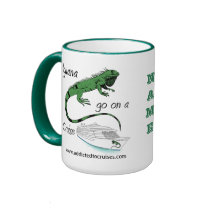 Iguana Cruise/Globe mugs