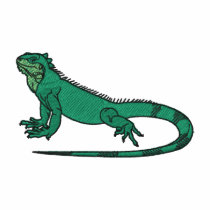 Iguana embroidered shirts
