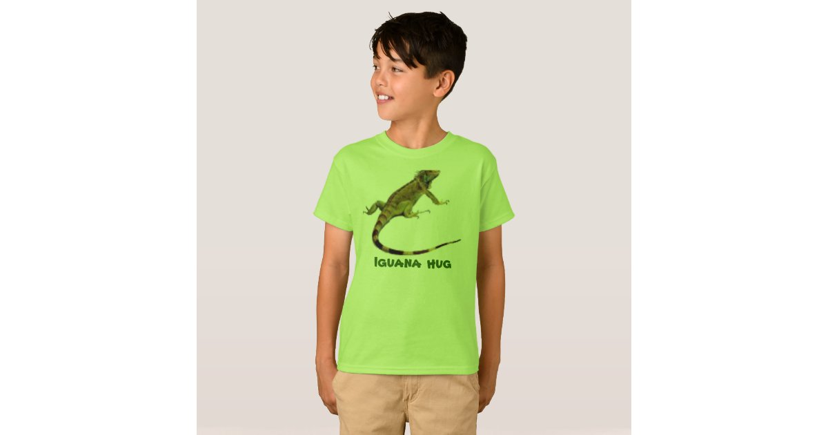 iguana hug shirt