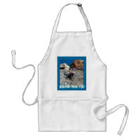 Iguana Hug You Apron apron