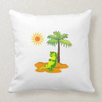 Iguana In The Desert pillows