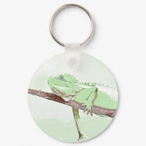 Iguana Keychain by nedell Iguana Keychain