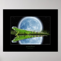 IGUANA MOON Art Poster