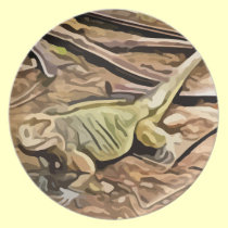 iguana painting plates