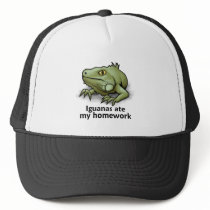 Iguanas ate my Homework Trucker Hat