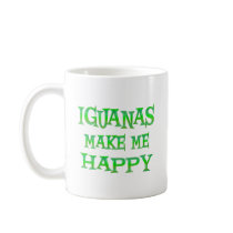 Iguanas Make Me Happy mugs by AllPetsStore Iguanas Make Me Happy mugs