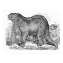 Iguanodon Antique Print postcards