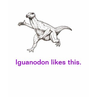 Iguanodon Likes This shirt