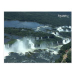 Iguazu falls - Aerial view Postcard