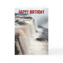 Iguazu Falls Brazil / Argentina Greeting Card