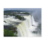Iguazu falls postcard