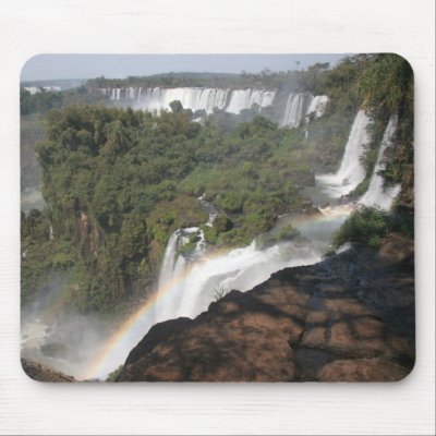 Iguazu Falls Waterfall Mousepad by storynature