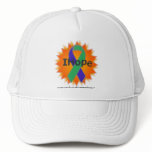 IH Fire Ribbon White Cap * IH * hats