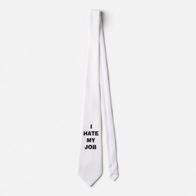 IHATEMYJOB NECK TIES by Bravo24